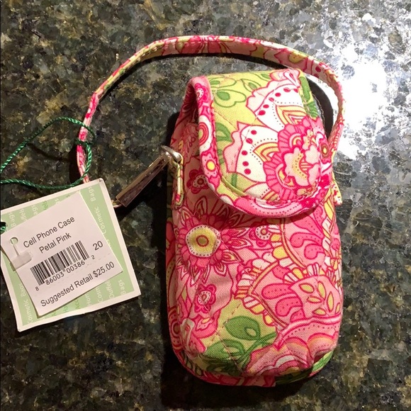 NWT Vera Bradley petal pink cellphone case - Picture 1 of 3